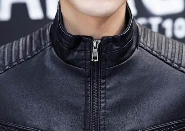 Jaqueta de Couro Masculina Sampaio