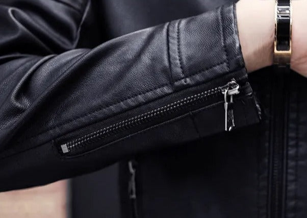 Jaqueta de Couro Masculina Sampaio