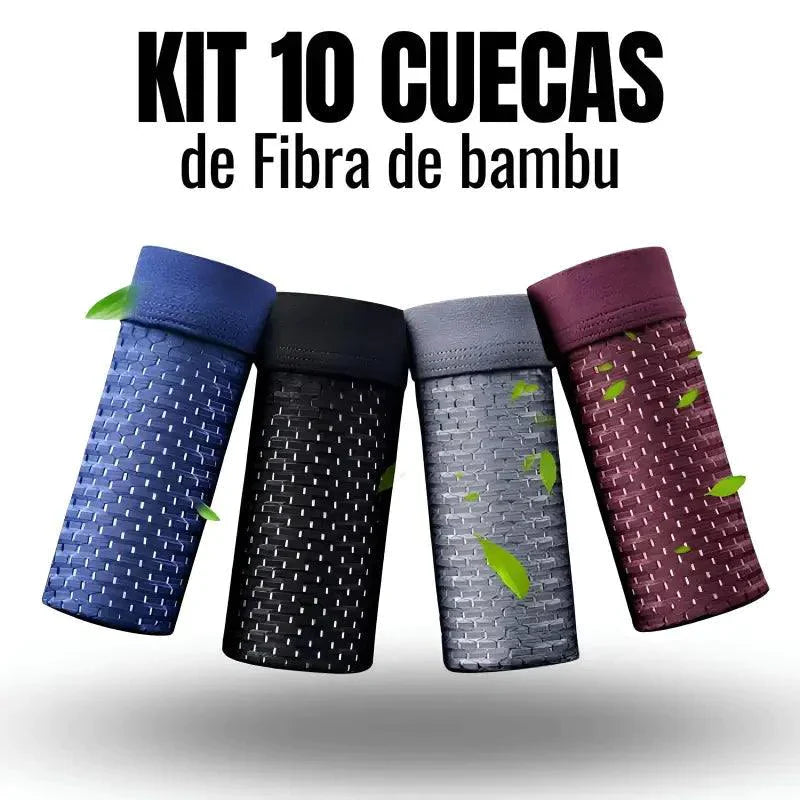Kit Cuecas Premium Respiráveis - Compre 5 Leve 10