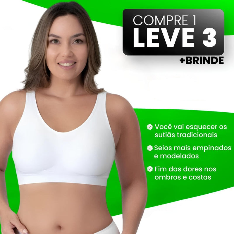 Sutiã Comfort Plus Sem Costura (Pague 1 Leve 3)