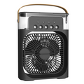 Mini Ventilador e Umidificador de Ar Portátil 4 em 1