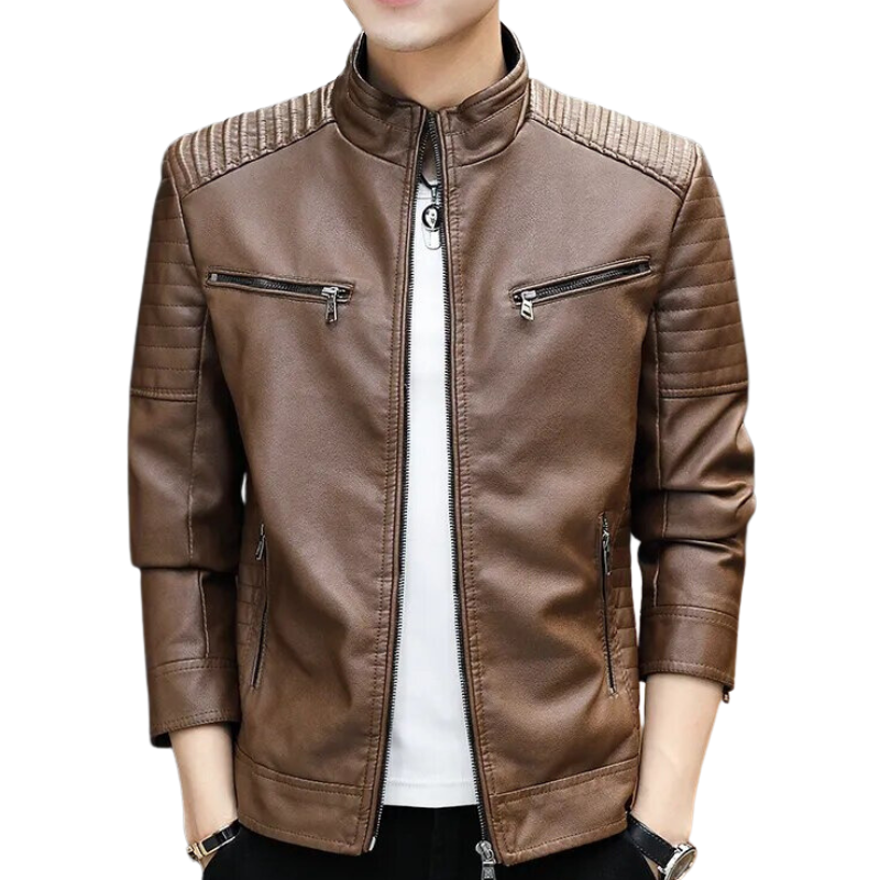 Jaqueta de Couro Masculina Sampaio
