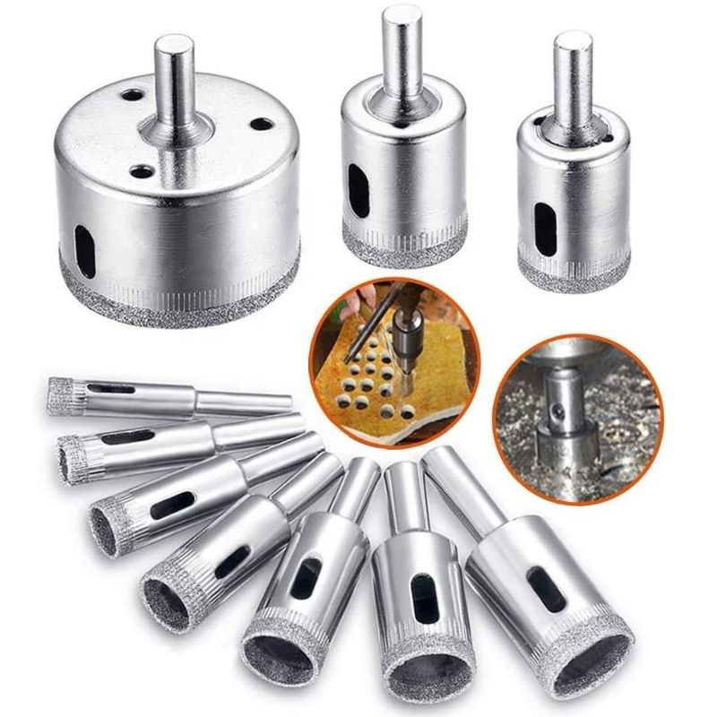 Kit 10 Brocas Diamantadas Serra Copo