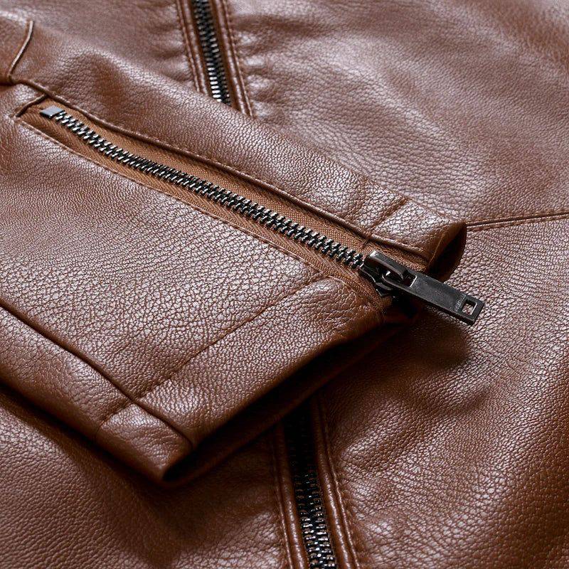 Jaqueta de Couro Masculino Epsilon
