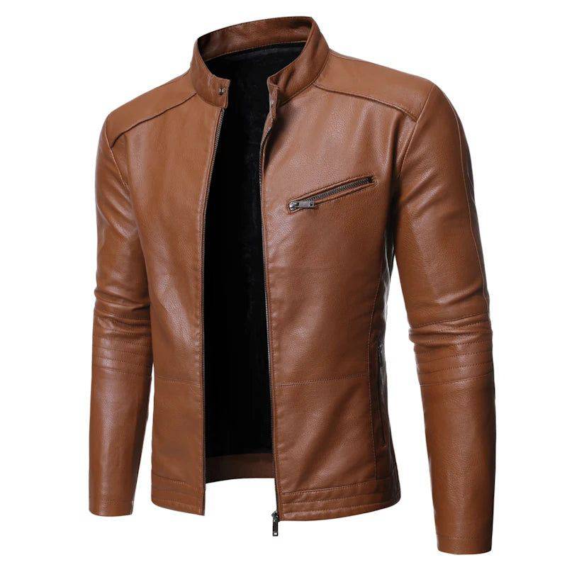 Jaqueta de Couro Masculino Epsilon