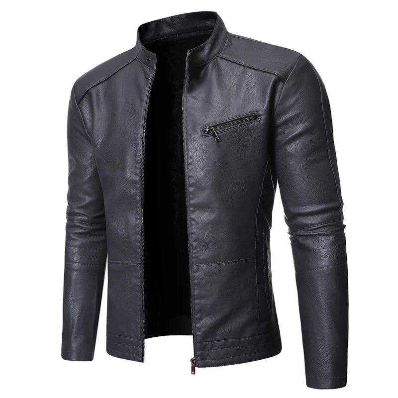 Jaqueta de Couro Masculino Epsilon