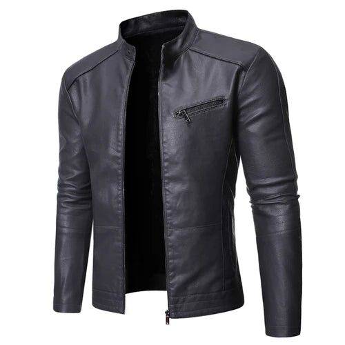 Jaqueta de Couro Masculino Epsilon