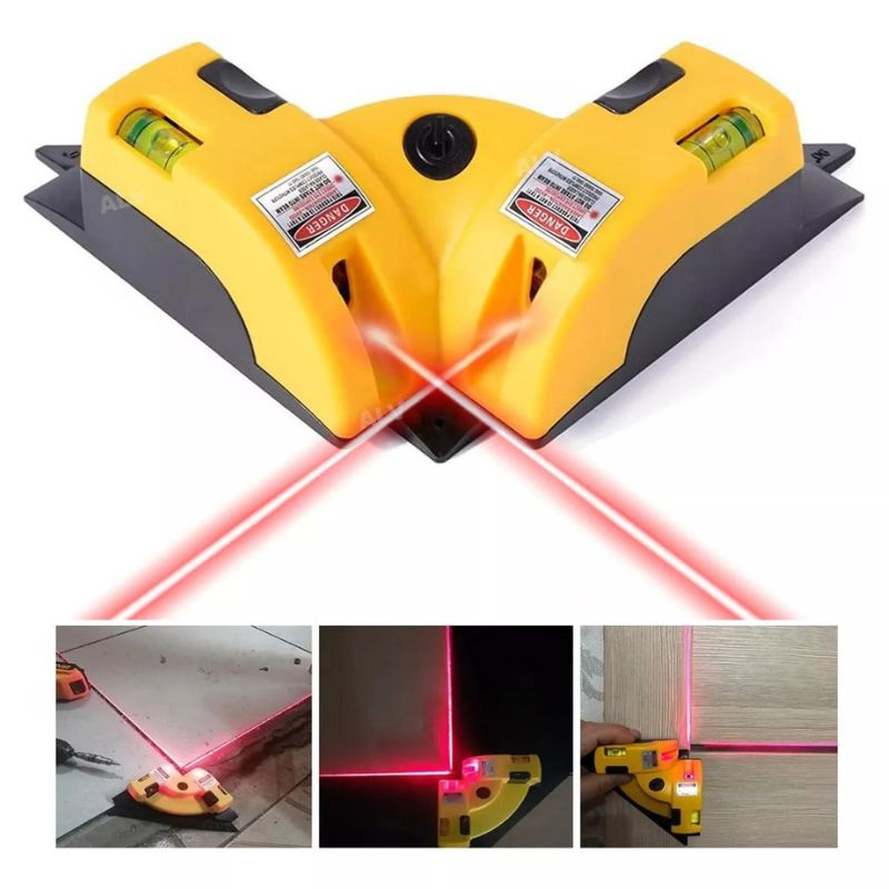 Nível, Prumo e Esquadro a Laser - 3 em 1
