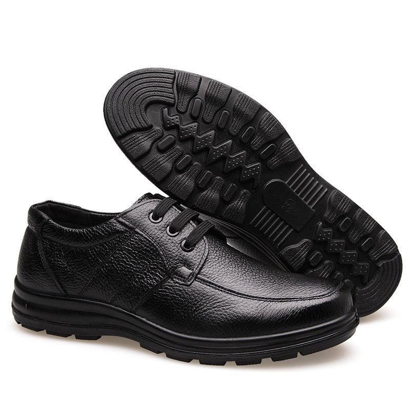 Sapato de Couro Slim Masculino