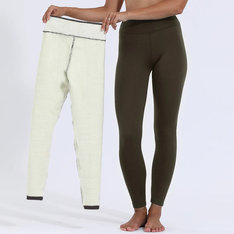 Calça Legging Feminina Térmica com Forro de Lã