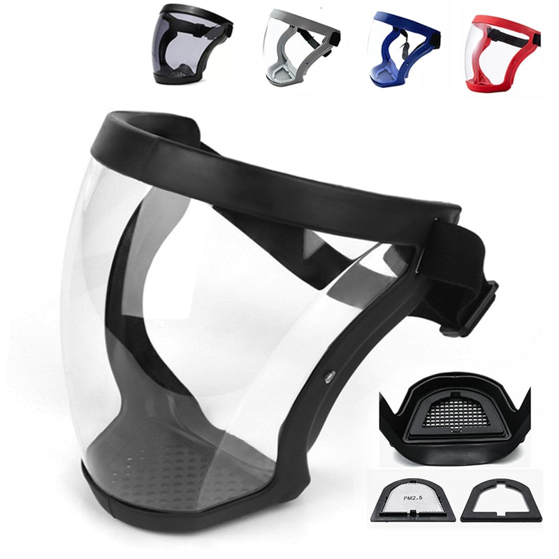 Máscara Protetora Facial de Acrílico Reforçado - ProtectMask