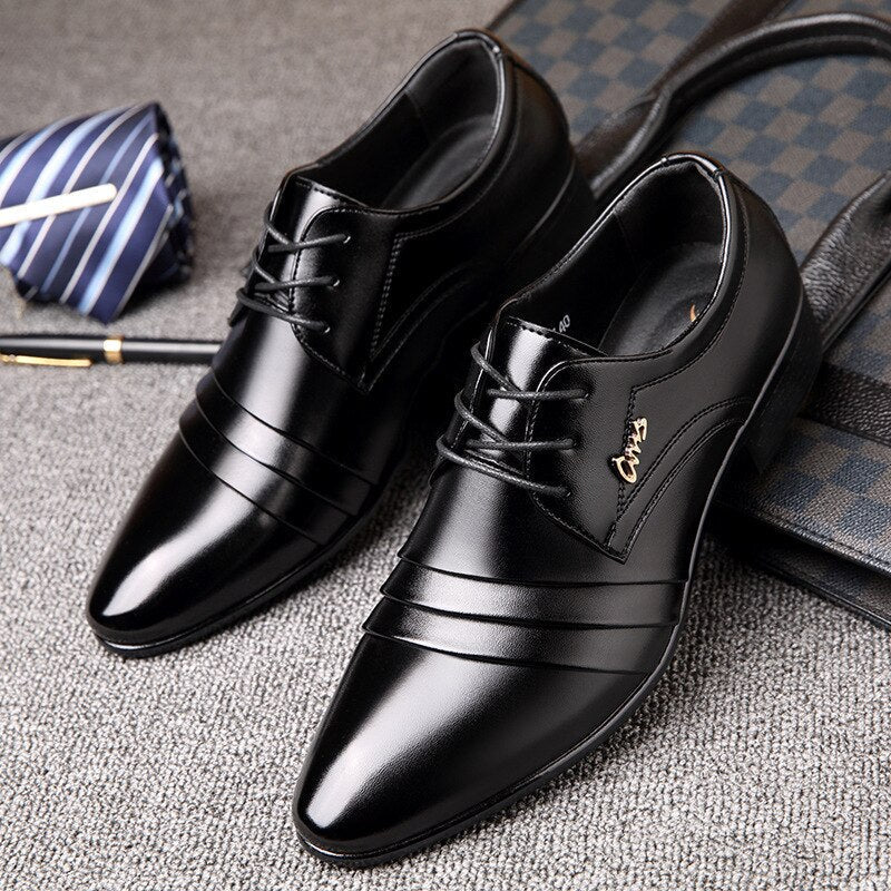 Sapato Social Preto Masculino Greta
