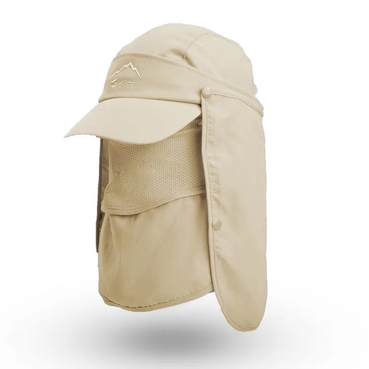 Boné Masculino para Pesca com Proteção UV 4 em 1
