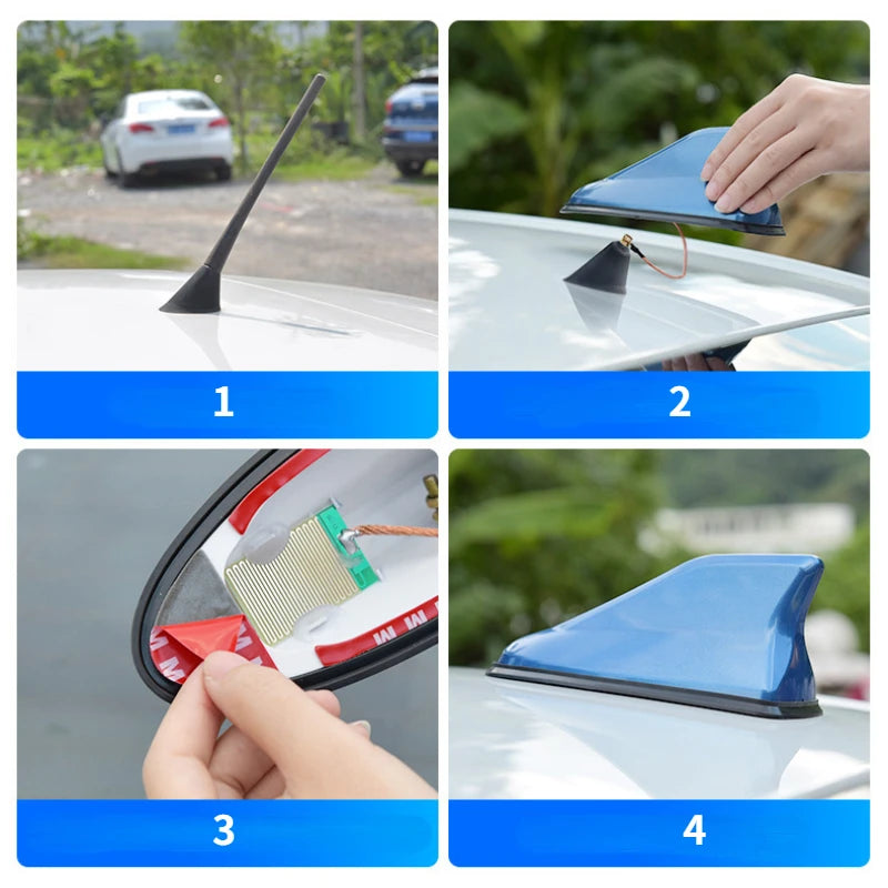 Antena Tubarão Esportiva Universal para Carro - SharkDrive