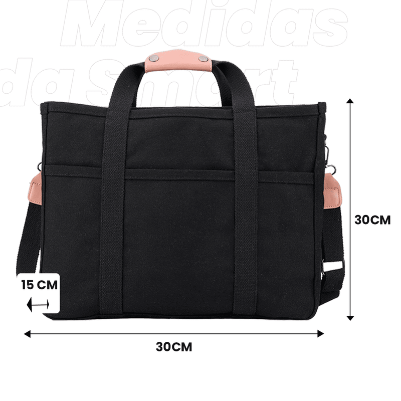 SmartBag Multicompartimento + BRINDE: Garrafa Térmica Com Visualizador de Temperatura