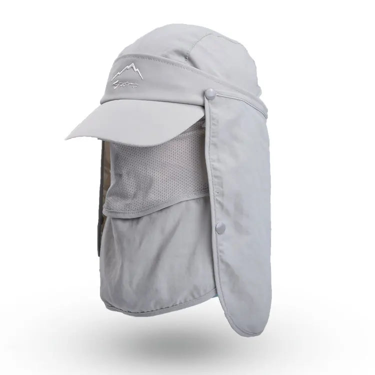 Boné Masculino para Pesca com Proteção UV 4 em 1