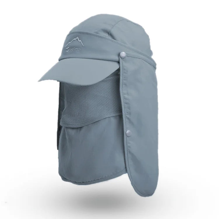 Boné Masculino para Pesca com Proteção UV 4 em 1
