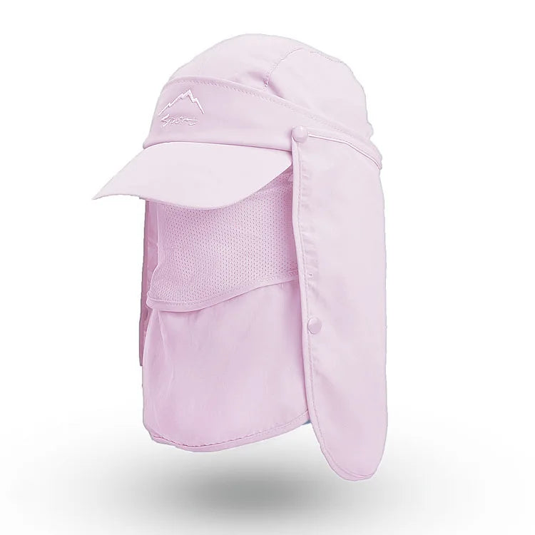 Boné Masculino para Pesca com Proteção UV 4 em 1