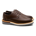 Sapato Casual Derby Tratorado Comfort Classic