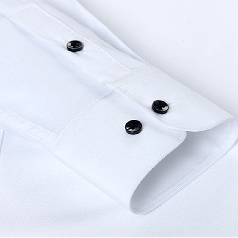 Camisa Social Masculina Seda Gelo - Anti Amassado + Brinde