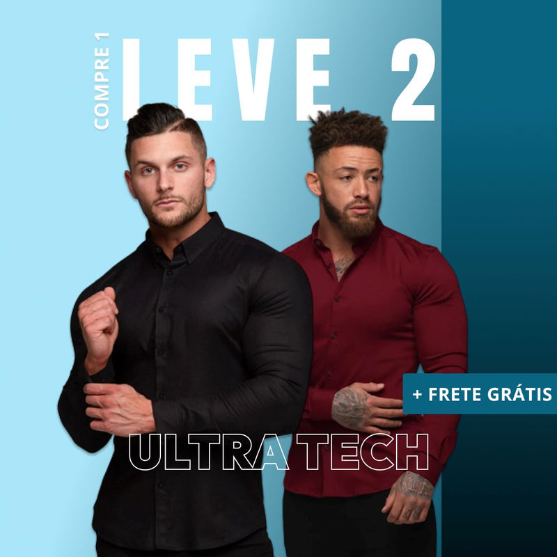 Camisas Flexível Comfort Tecido Seda Gelo - COMPRE 1 LEVE 2