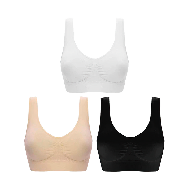 Sutiã Comfort Plus Sem Costura (Pague 1 Leve 3)