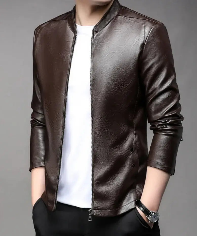 Jaqueta de Couro Masculina Bellvian - BL144