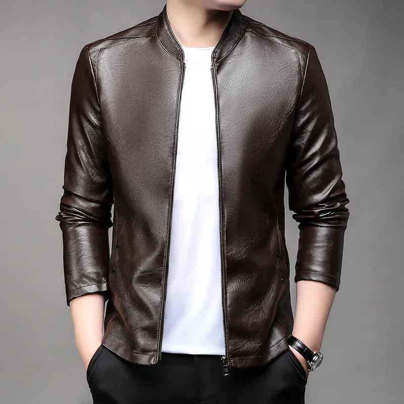 Jaqueta de Couro Masculina Bellvian - BL144