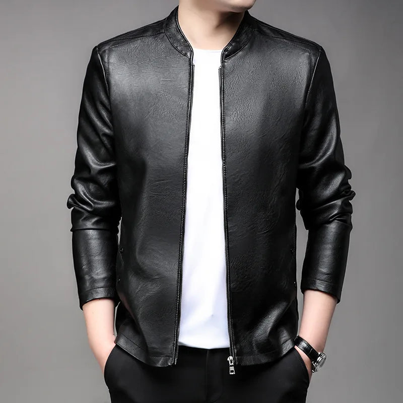 Jaqueta de Couro Masculina Bellvian - BL144