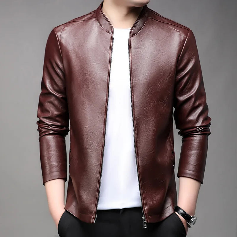 Jaqueta de Couro Masculina Bellvian - BL144