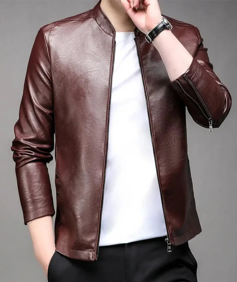 Jaqueta de Couro Masculina Bellvian - BL144