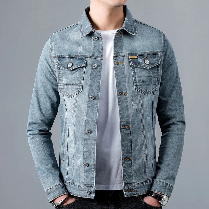 Jaqueta Jeans Masculina Bellvian - BL146