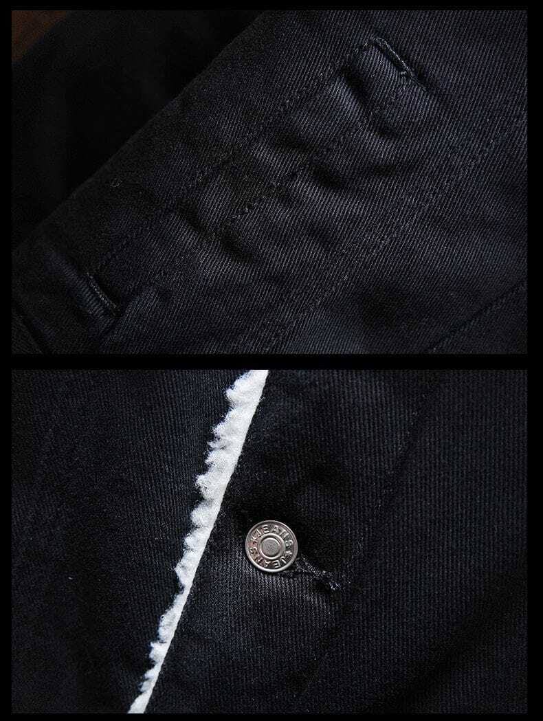 Jaqueta Jeans Masculina Forrada em Lã Bellvian - BL154