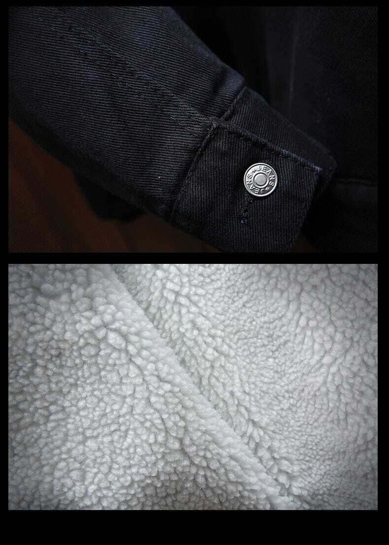 Jaqueta Jeans Masculina Forrada em Lã Bellvian - BL154