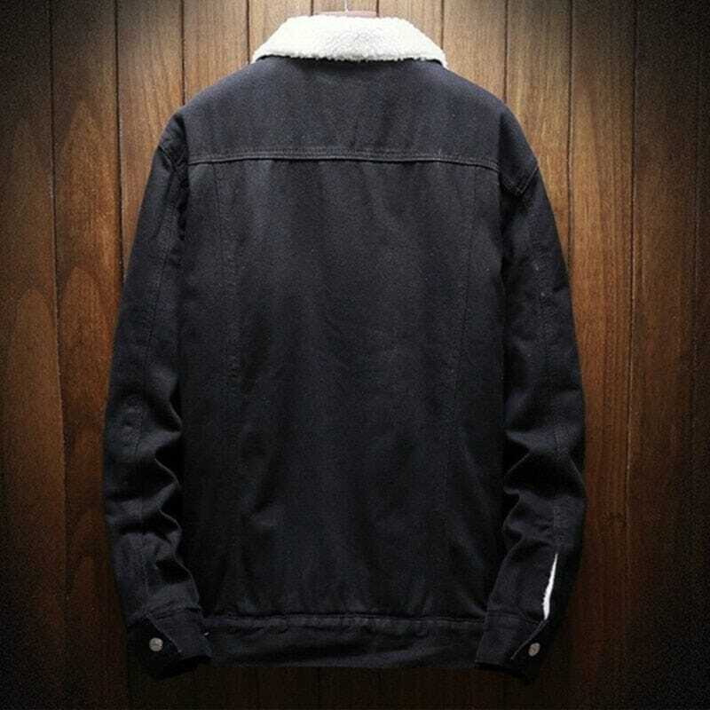 Jaqueta Jeans Masculina Forrada em Lã Bellvian - BL154