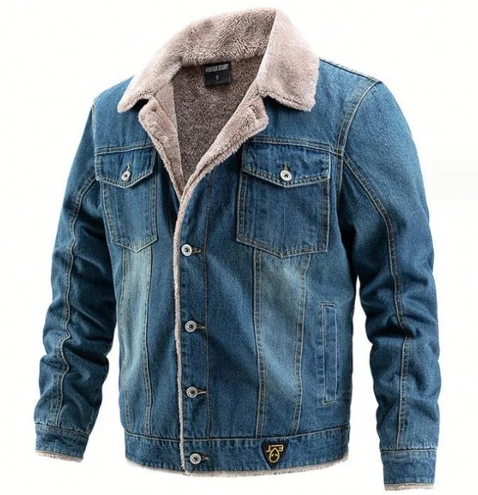 Jaqueta Jeans Masculina Forrada Bellvian - BL208