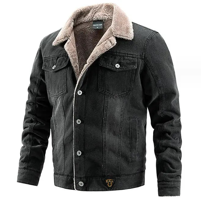 Jaqueta Jeans Masculina Forrada Bellvian - BL208