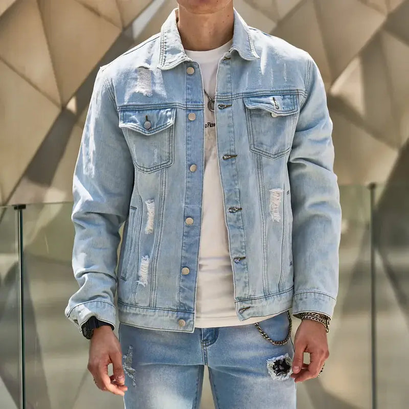 Jaqueta Jeans Masculina Hyper Bellvian - BL213