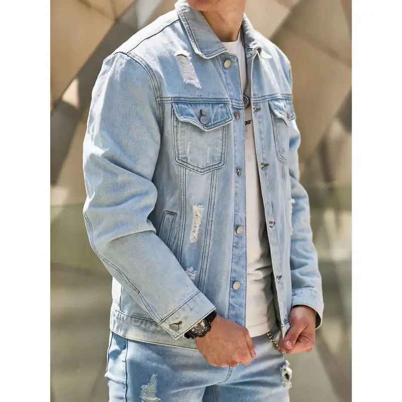 Jaqueta Jeans Masculina Hyper Bellvian - BL213