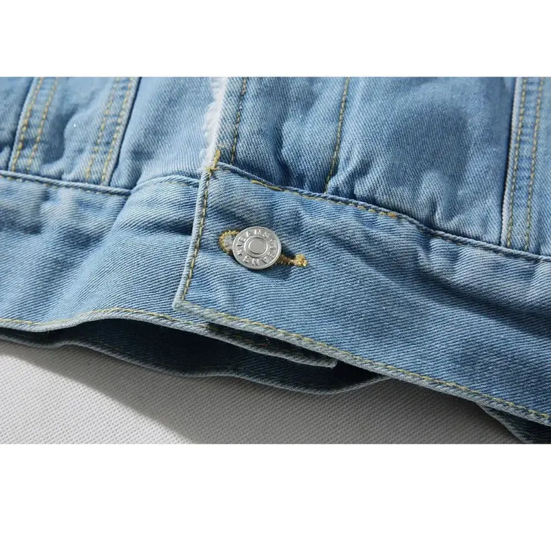Jaqueta Jeans Masculina Moderna Bellvian - BL176