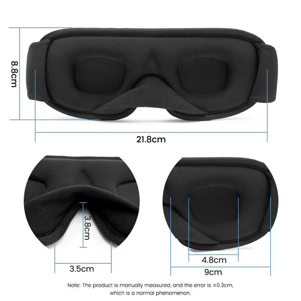 Máscara de Dormir Premium Blackout 3D