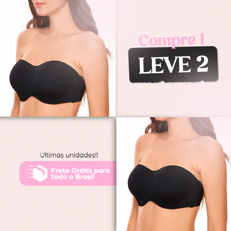 Sutiã Sem Alças - Supreme Comfort - Compre 1 Leve 2